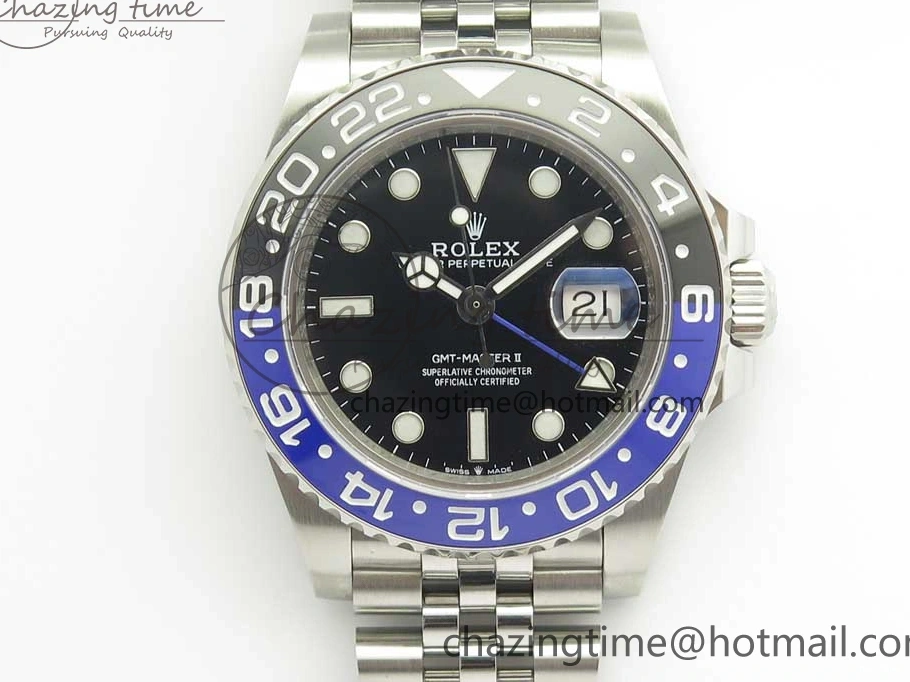 MiroTime 0227 GMT-Master II 126710 BPF BLNR Black Blue Ceramic Maker Best Edition on SS Jubilee Bracelet A BestValue 3287